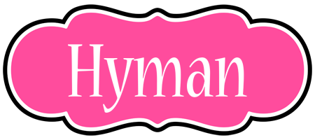 Hyman invitation logo