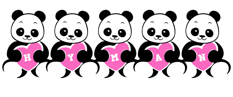 Hyman love-panda logo