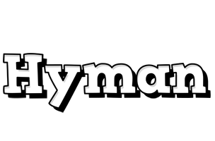 Hyman snowing logo