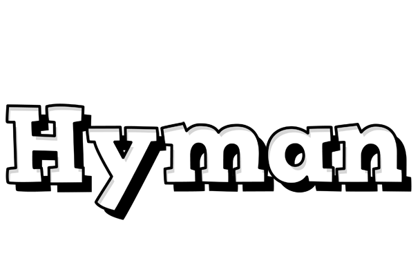 Hyman snowing logo