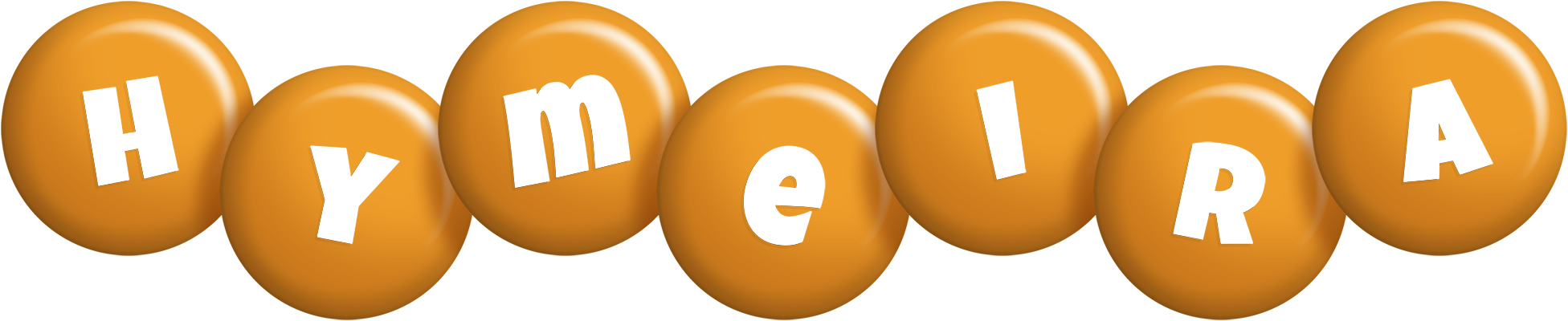Hymeira candy-orange logo