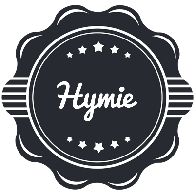 Hymie badge logo