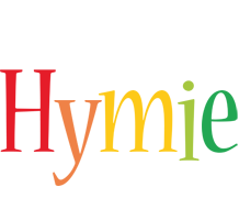 Hymie birthday logo