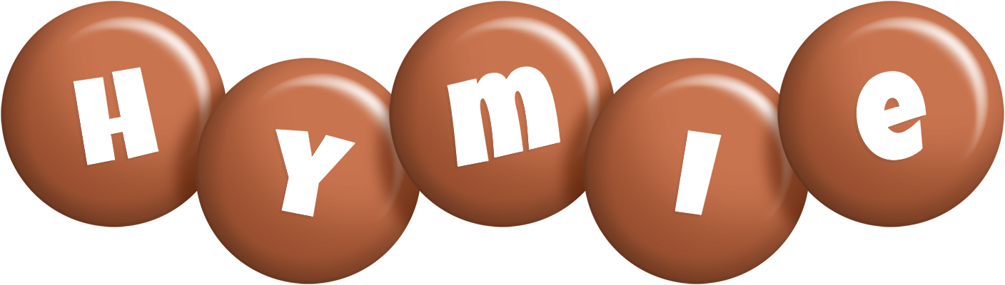 Hymie candy-brown logo