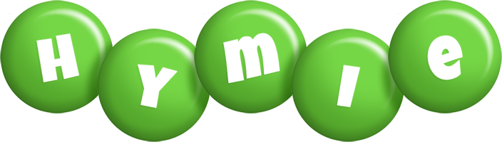 Hymie candy-green logo