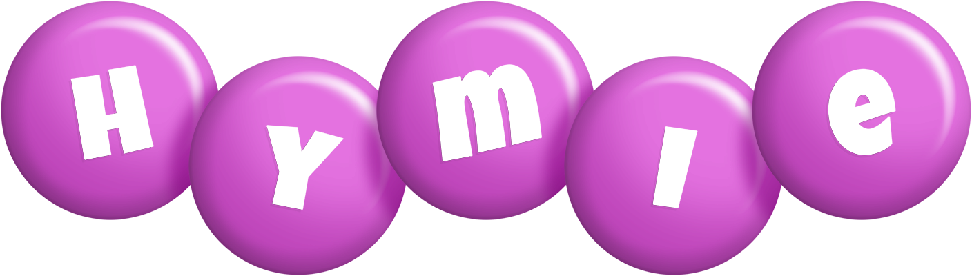 Hymie candy-purple logo