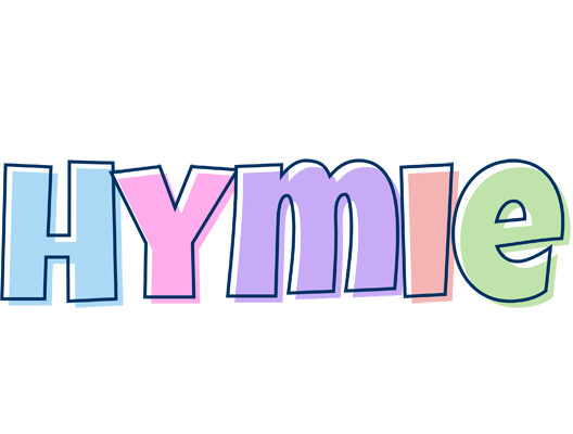 Hymie pastel logo