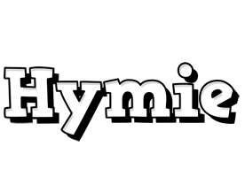 Hymie snowing logo