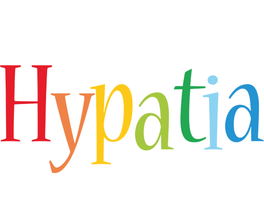 Hypatia birthday logo
