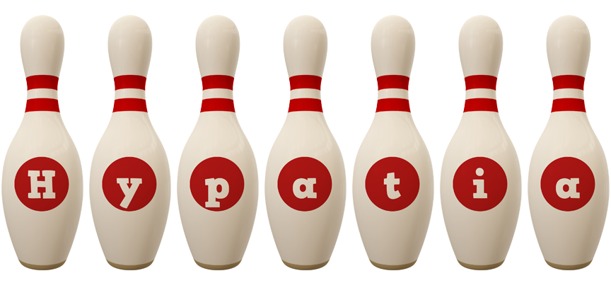 Hypatia bowling-pin logo
