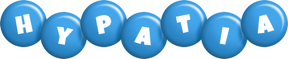 Hypatia candy-blue logo