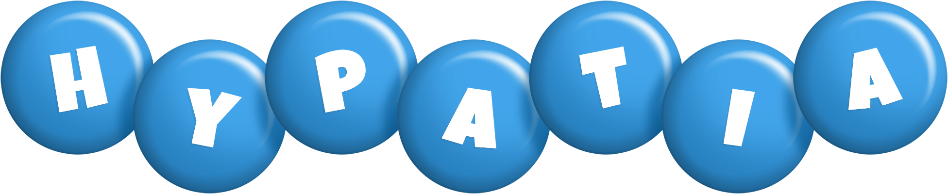 Hypatia candy-blue logo