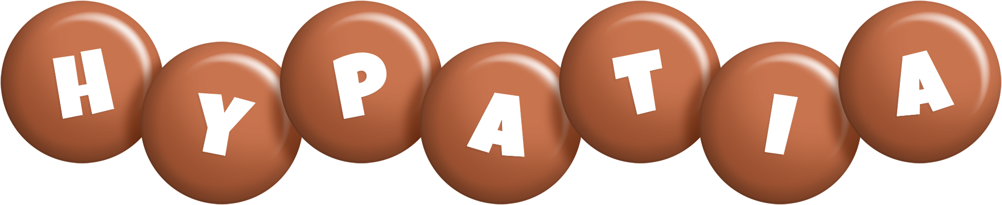 Hypatia candy-brown logo