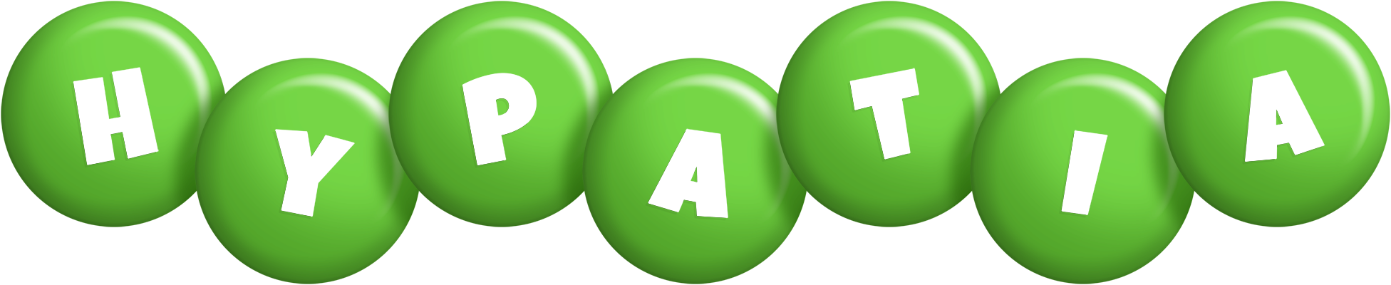Hypatia candy-green logo