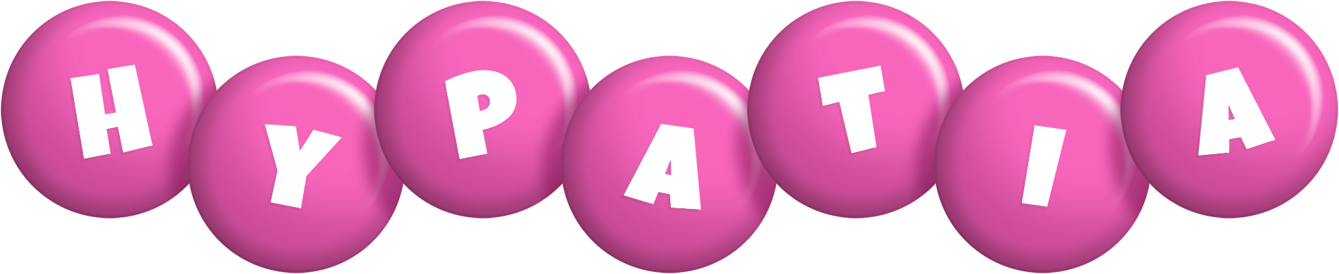 Hypatia candy-pink logo