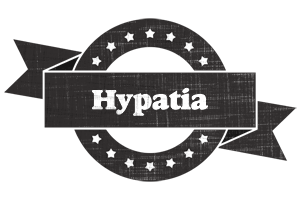 Hypatia grunge logo