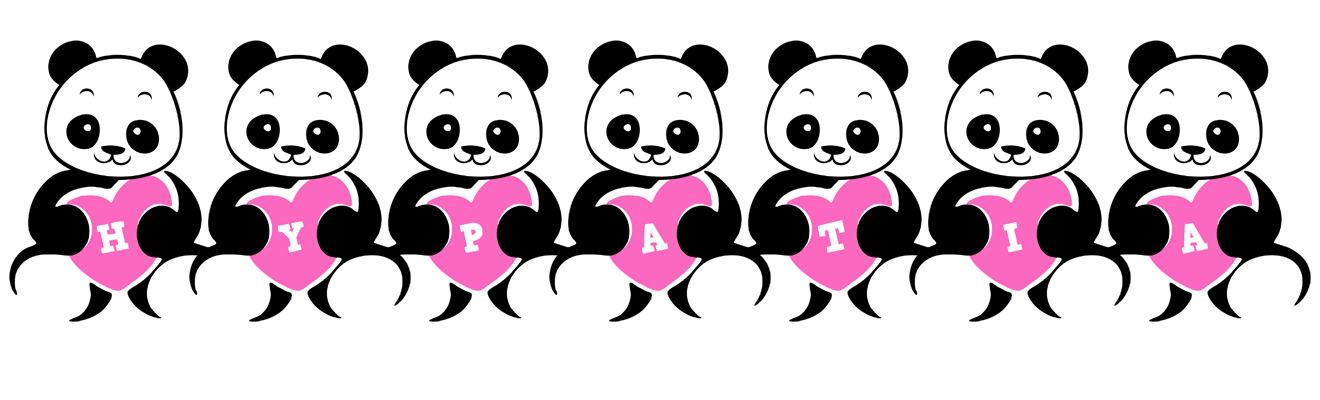 Hypatia love-panda logo