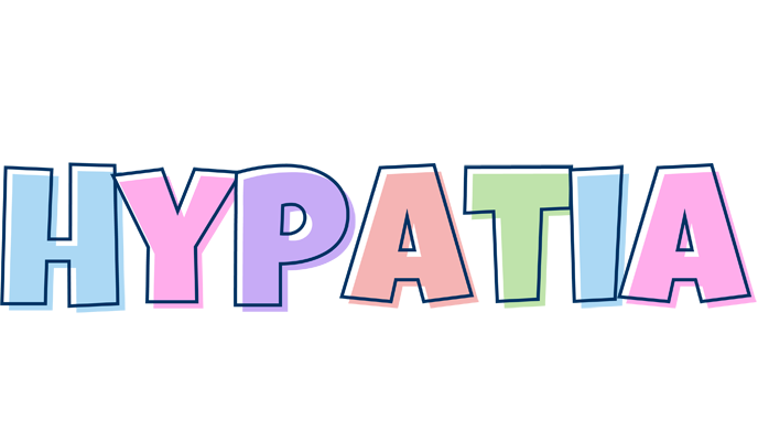 Hypatia pastel logo