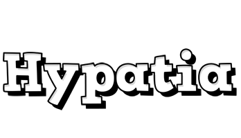 Hypatia snowing logo