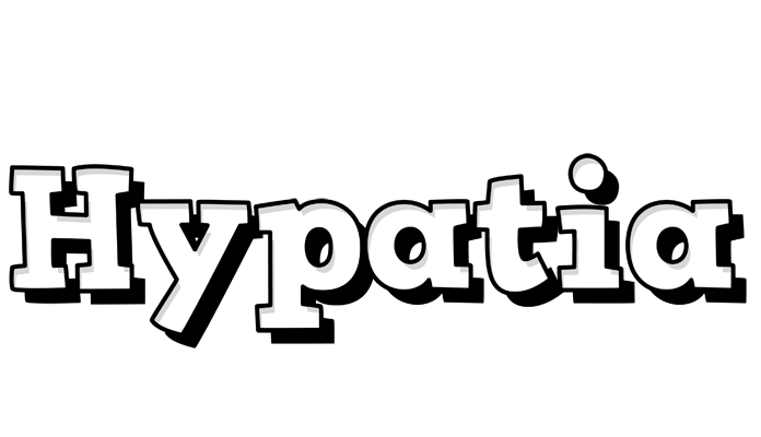 Hypatia snowing logo