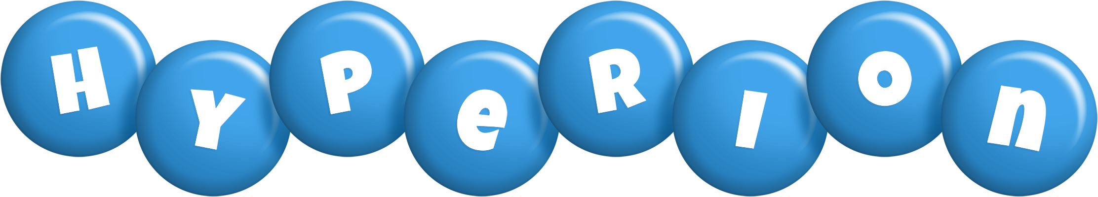 Hyperion candy-blue logo