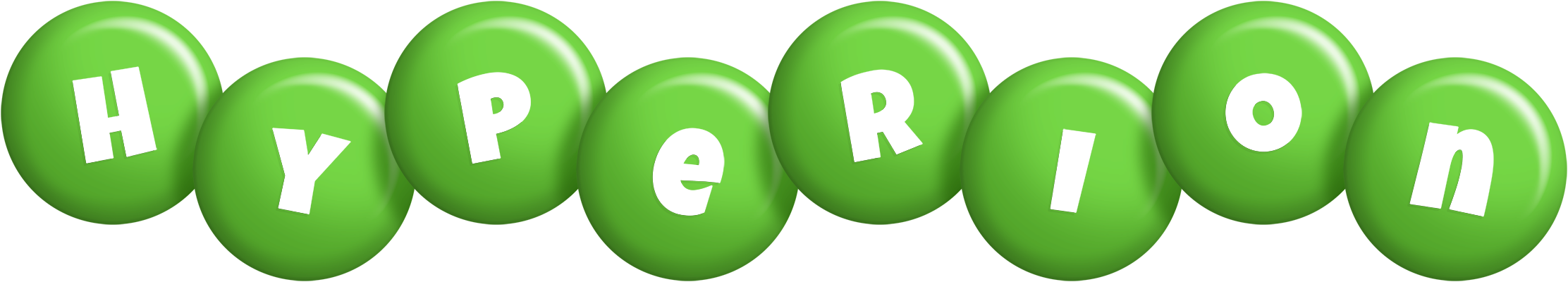 Hyperion candy-green logo
