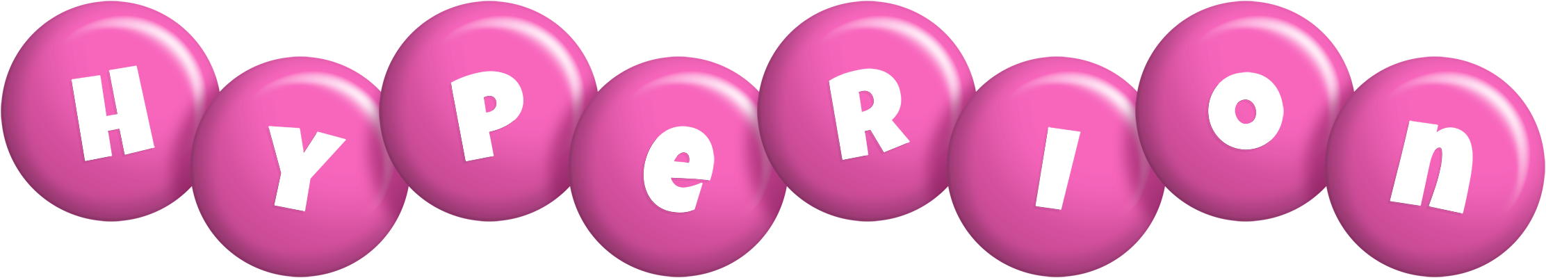 Hyperion candy-pink logo