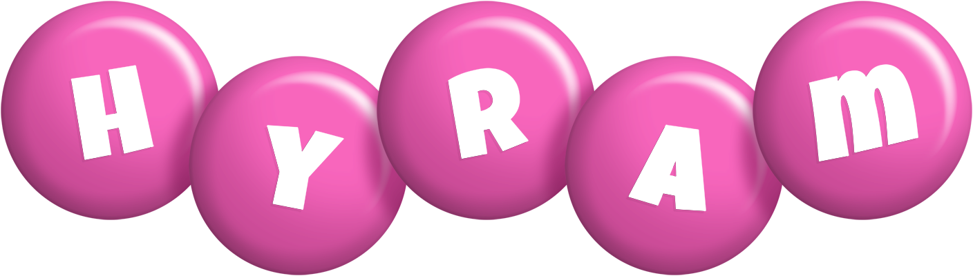 Hyram candy-pink logo