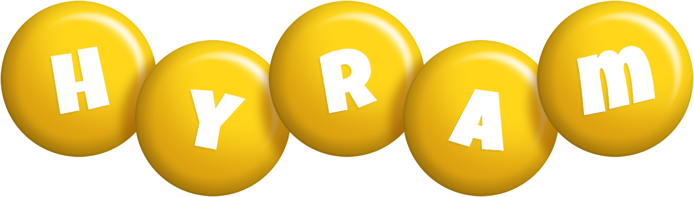 Hyram candy-yellow logo