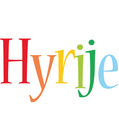 Hyrije birthday logo