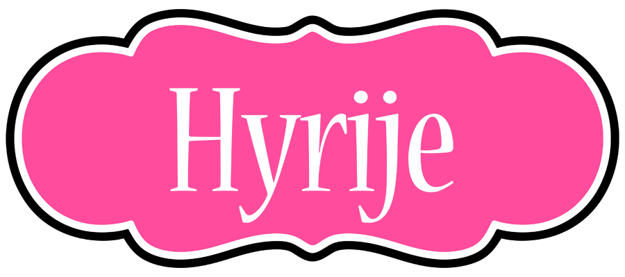 Hyrije invitation logo