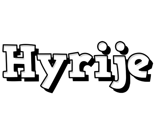 Hyrije snowing logo