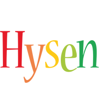 Hysen birthday logo