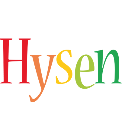Hysen birthday logo