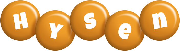 Hysen candy-orange logo