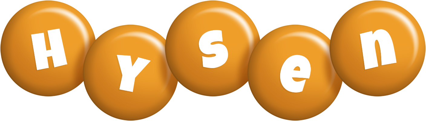 Hysen candy-orange logo