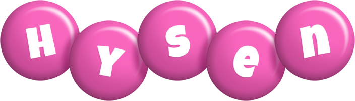 Hysen candy-pink logo