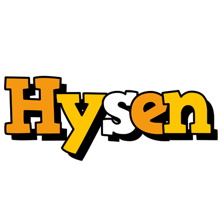 Hysen cartoon logo