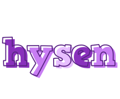 Hysen sensual logo