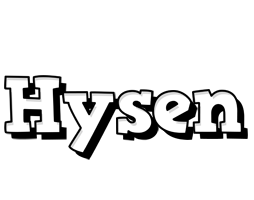 Hysen snowing logo