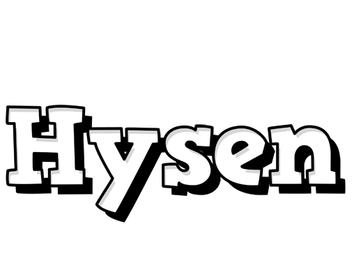 Hysen snowing logo