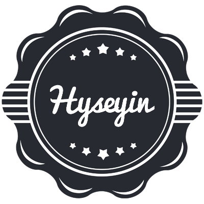 Hyseyin badge logo