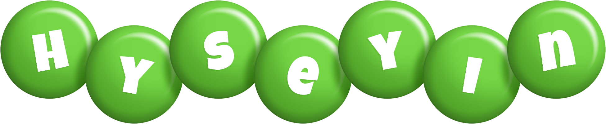 Hyseyin candy-green logo