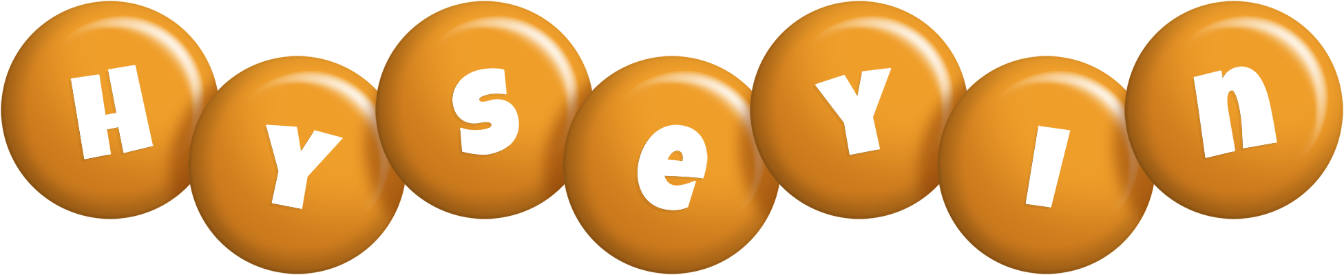 Hyseyin candy-orange logo