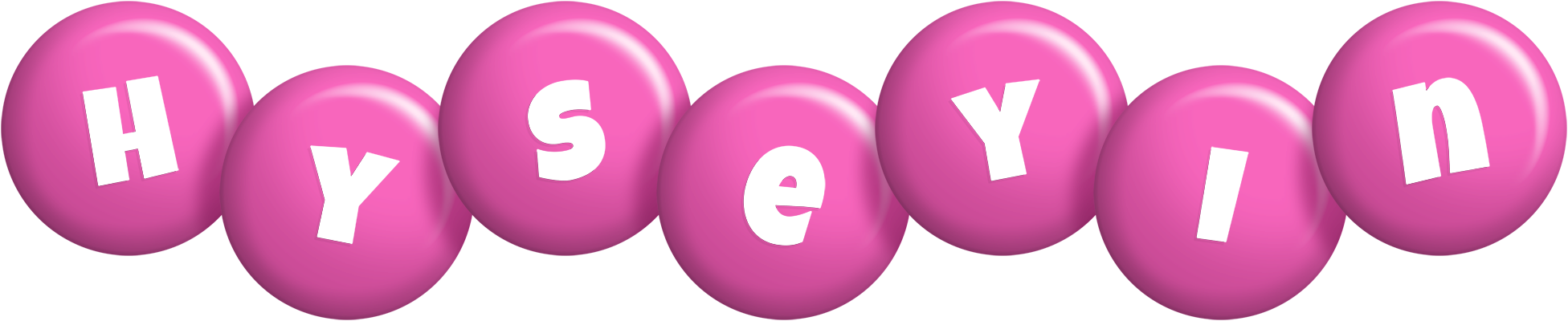 Hyseyin candy-pink logo