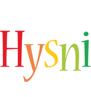 Hysni birthday logo