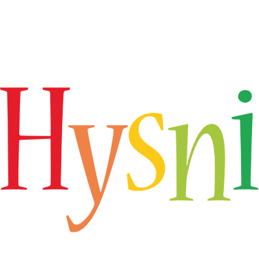 Hysni birthday logo