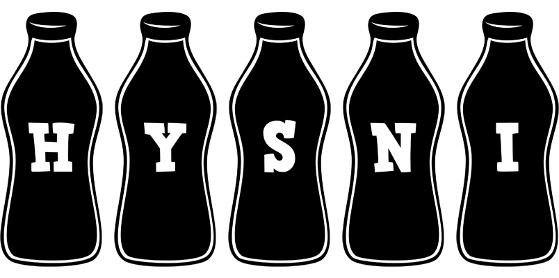 Hysni bottle logo
