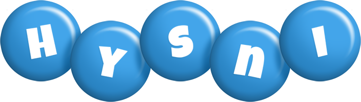 Hysni candy-blue logo