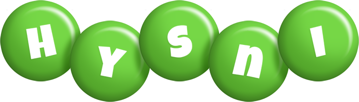 Hysni candy-green logo